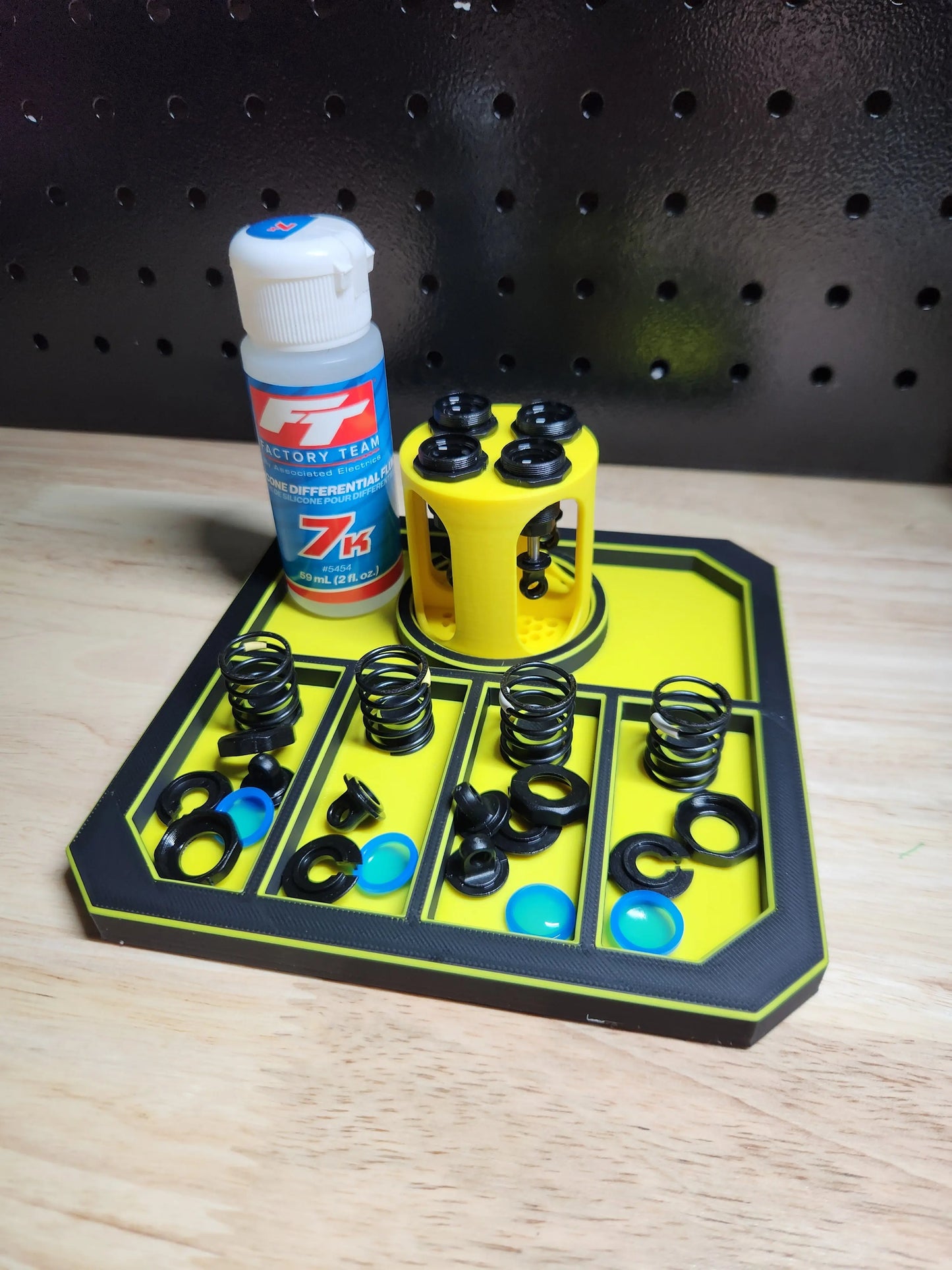 Keep your shock rebuild organized with a place for everything