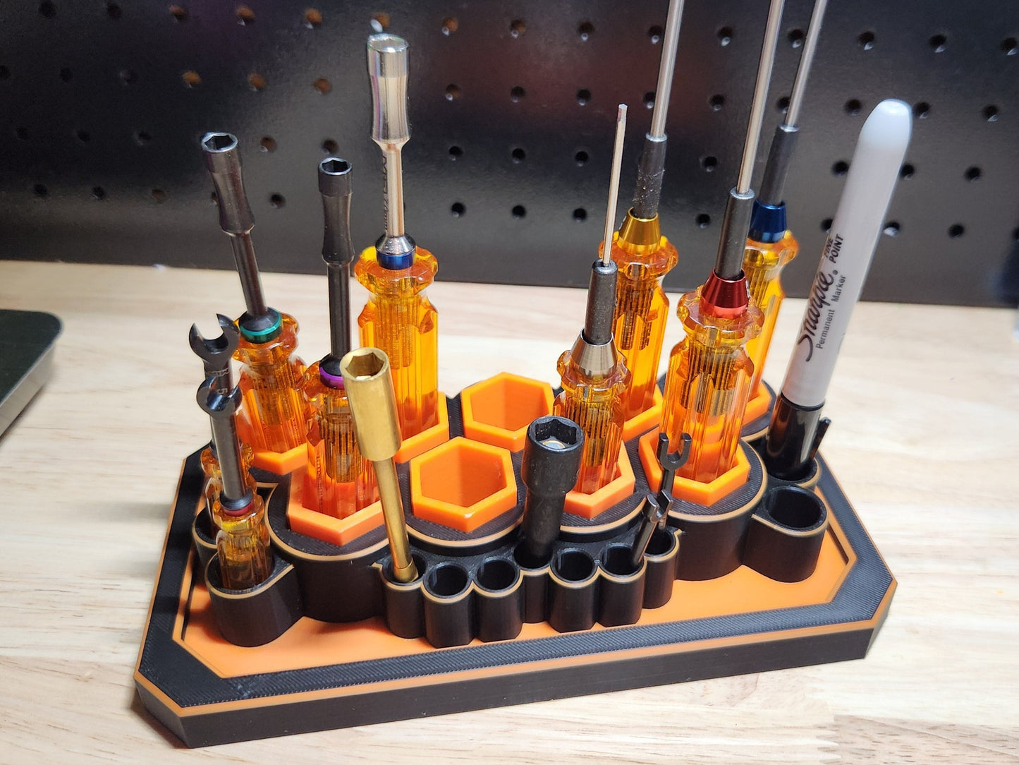 RC Tool Holder Organizer For MIP, Hudy, Protek Hex And Nut Drivers