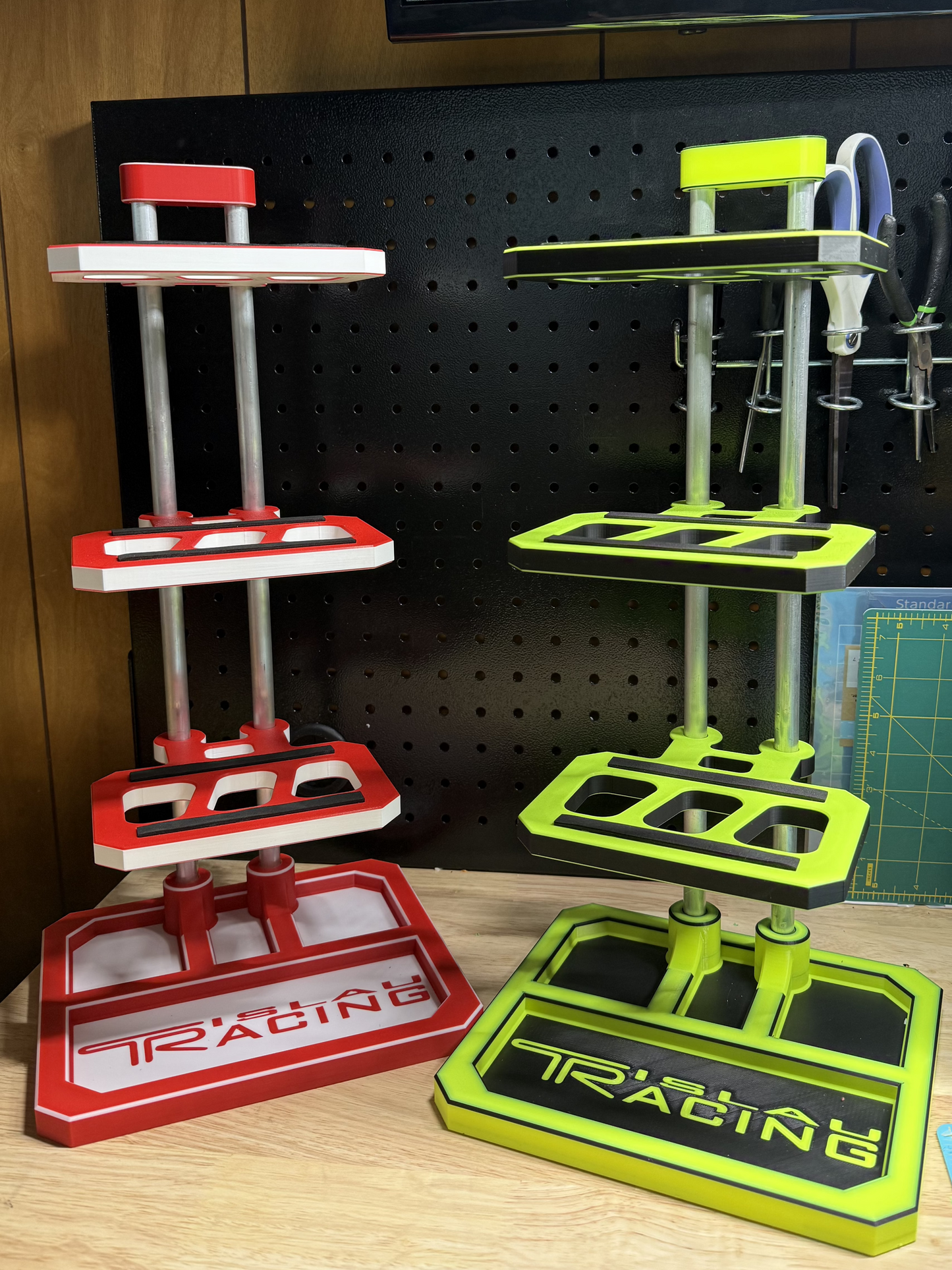 RC Car Stand: 3 Tier Vertical Stand for 1/18 to 1/10 Scale Vehicles Everty Hobbies