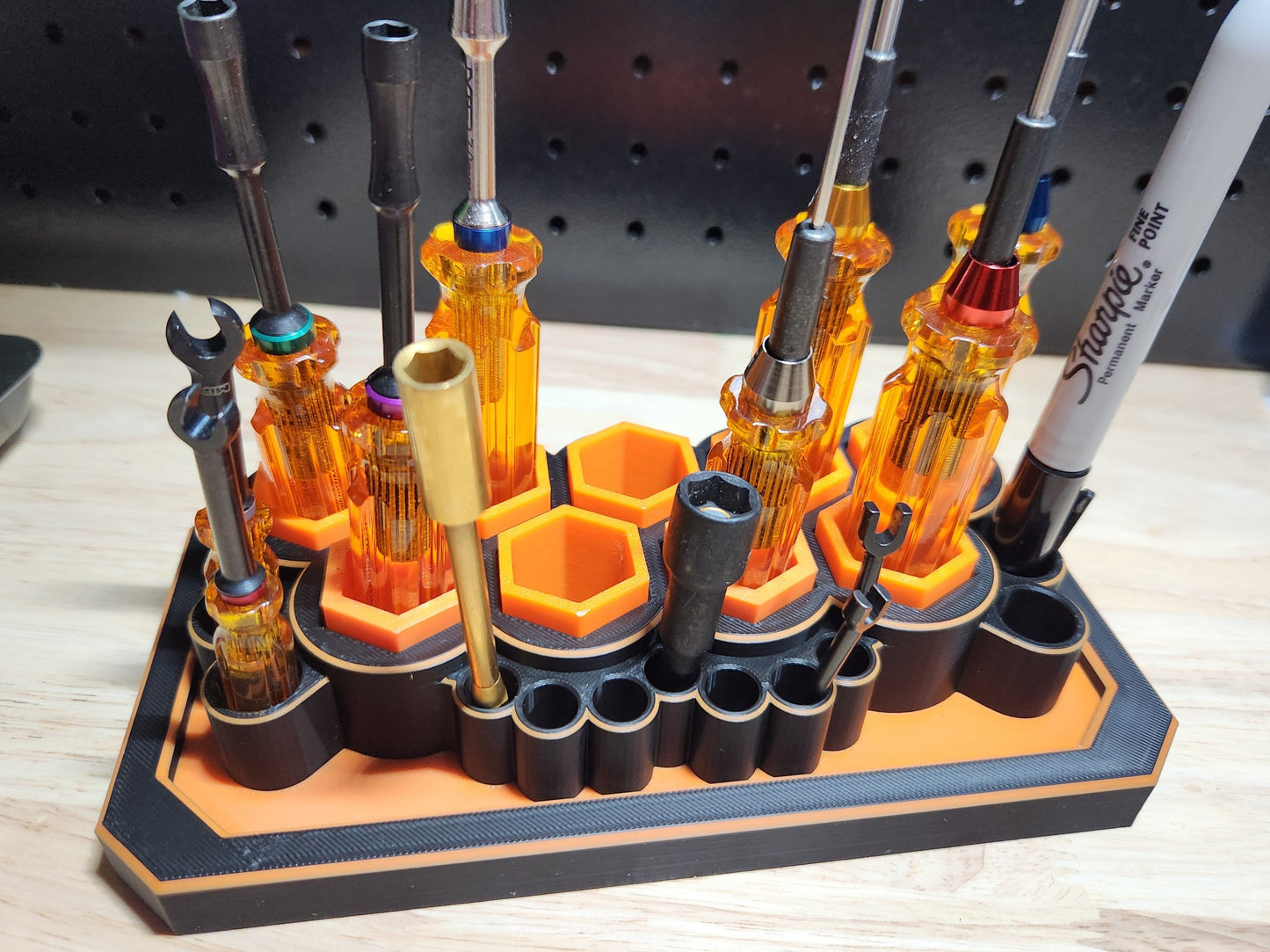 RC Tool Holder Organizer for Hex And Nut Drivers - Custom Color Options Everty Hobbies