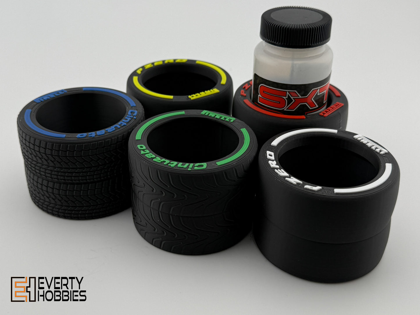 RC F1 Tire Sauce Holder - Compatible with SXT Bottles