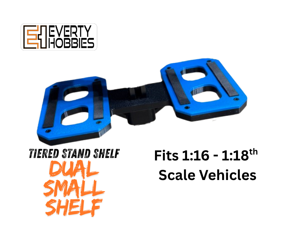 Everty Hobbies Small Stand Shelf — Fits 1:16–1:18 Scale (Add-On for Small Stand) Everty Hobbies
