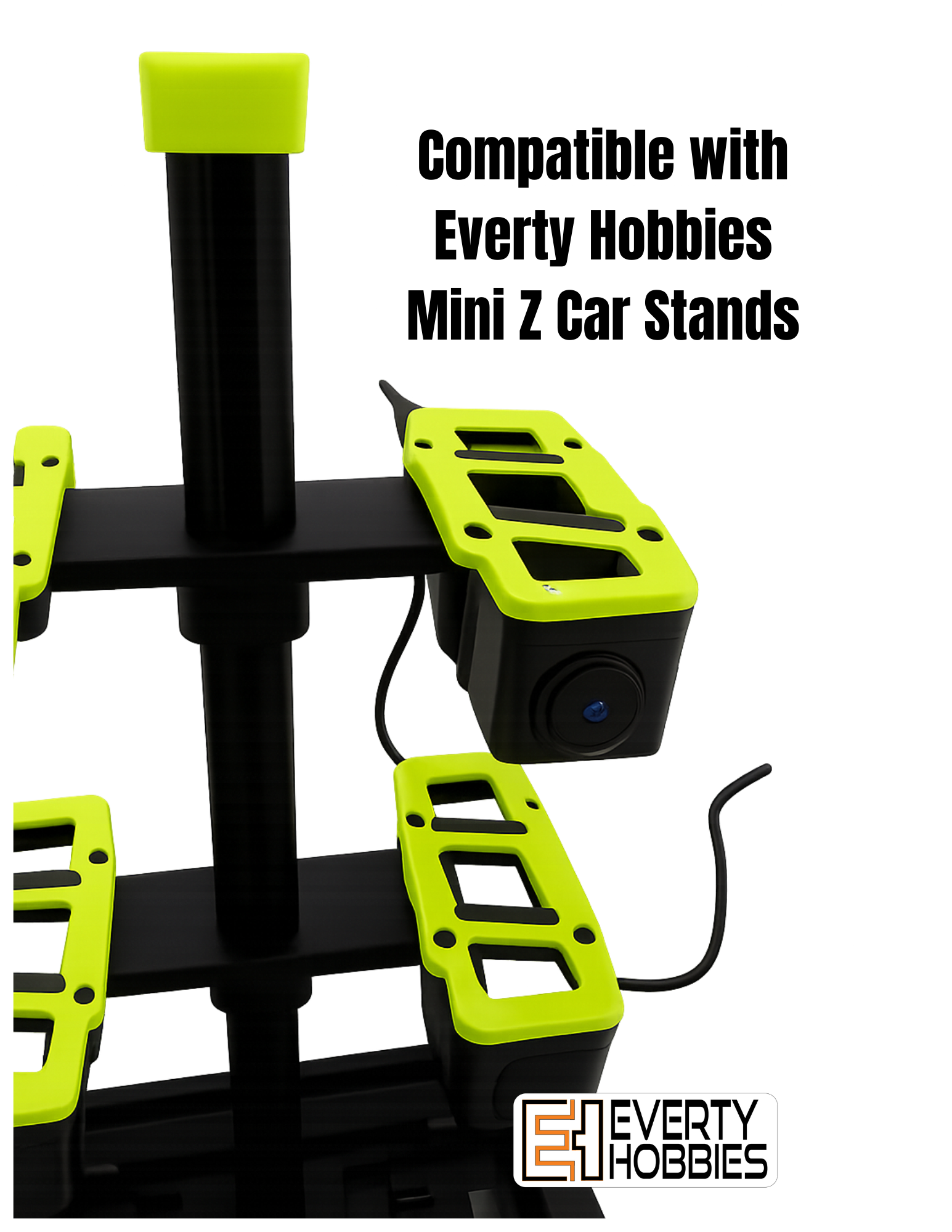 Mini-Z RC Cooling Fan for Pit Stand | USB-C Powered | Fits Everty Hobbies 1:28 Mini-Z Car Stands Everty Hobbies